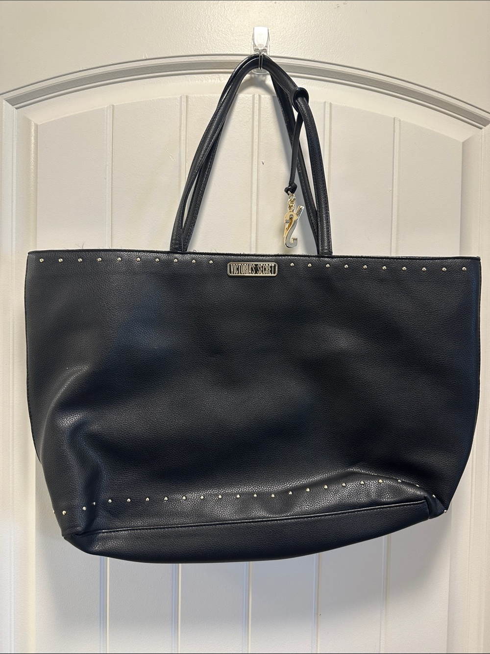 Victoria's Secret Black Studded Tote